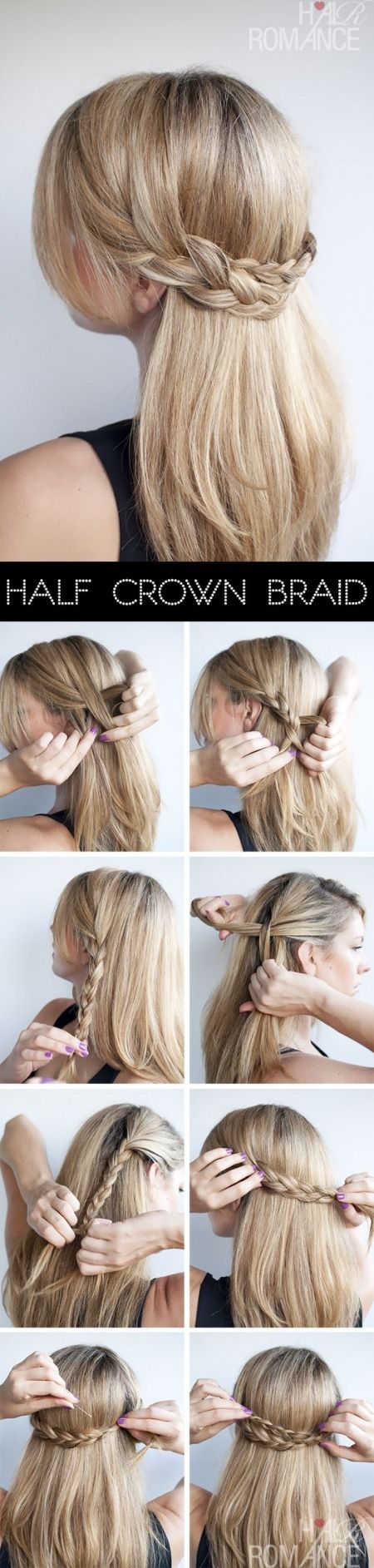 Half crown braid