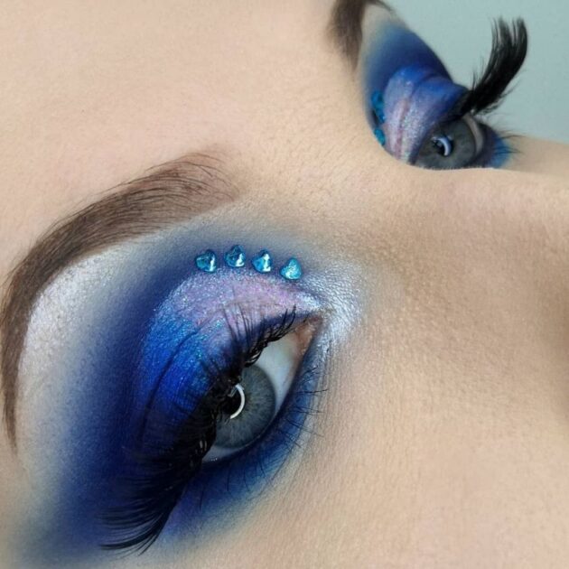 20 Best Cute Easy Makeup Looks In Blue