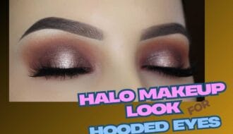 Halo Makeup Look for Hooded Eyes